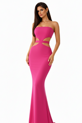 Coral Dress – Hot Pink