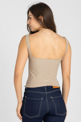 Frame Top – Nude Beige