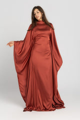 Tina Dress – Brick Red