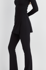 Oxford Set – Black | Double Layered Two-Piece Outfit
