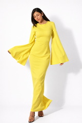 Kiara Dress - Yellow