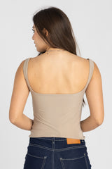 Frame Top – Nude Beige