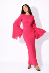 Kiara Dress - Hot Pink