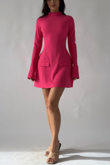 Morena Mini Dress – Hot Pink