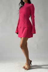 Morena Mini Dress – Hot Pink