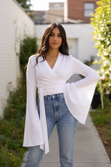 Katerina Summer Blouse – White