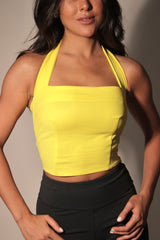 Summer Yellow Marilyn Top