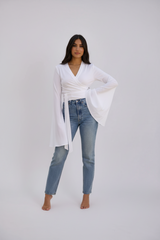 Katerina Summer Blouse – White