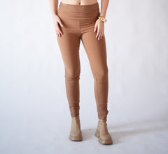 Lea Ruched Leggings - Toffee