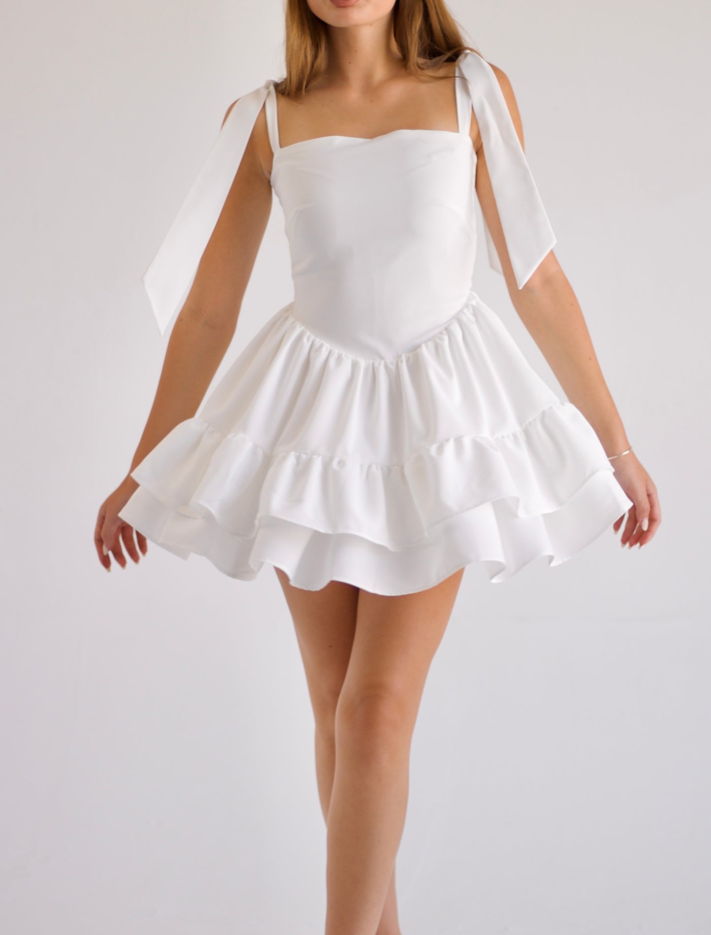 White Aurora Dress Mini