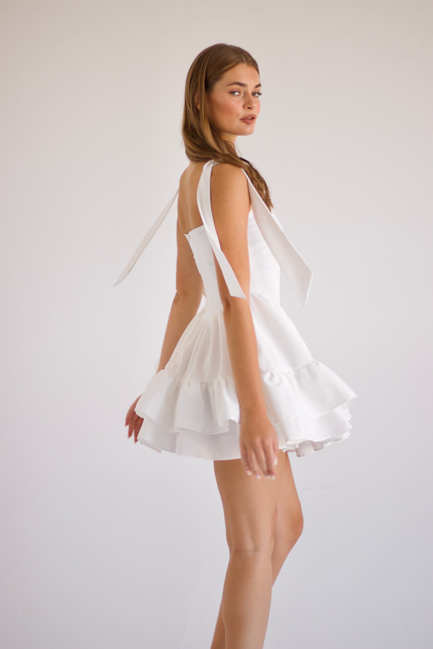 White Aurora Dress Mini