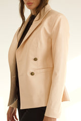 Mila Leather Blazer