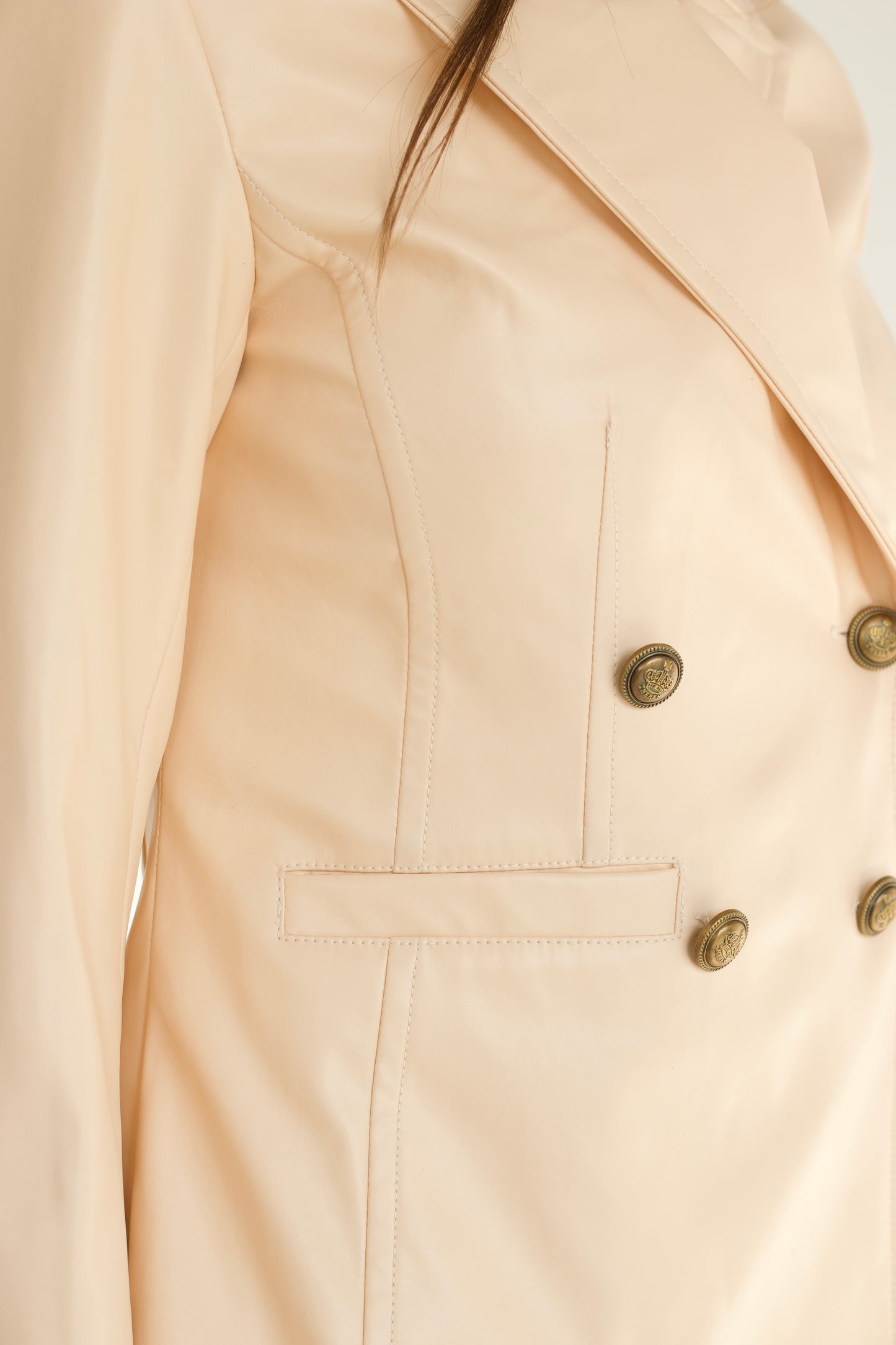 Mila Leather Blazer