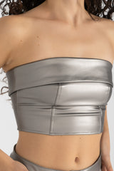 The Crest corset Silver