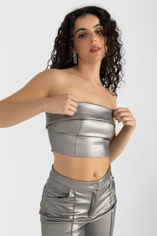 The Crest corset Silver