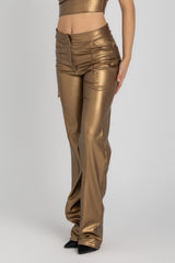 The Crest pants Gold