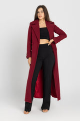 The Monarch Coat Burgundy