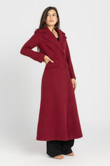 The Monarch Coat Burgundy