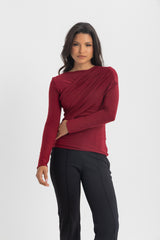 Muse Top - Burgundy