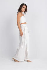 White Cascade Pants