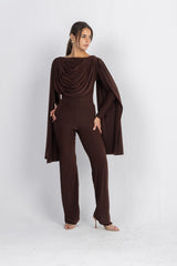 Athena Bodysuit Set — Dark Chocolate