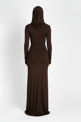 Back view dark chocolate