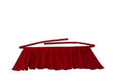 Whisper Skirt – Not Satin Wrap Mini Skirt | Red
