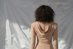 Thea Bodysuit - Nude Structured Shoulder Bodysuit