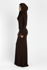 Side profile dark chocolate