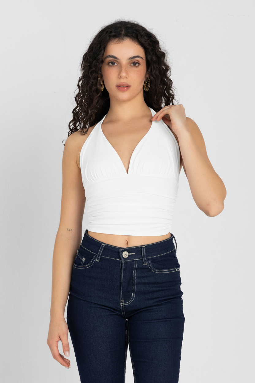 White – front straight