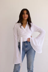 Katerina Summer Blouse – White