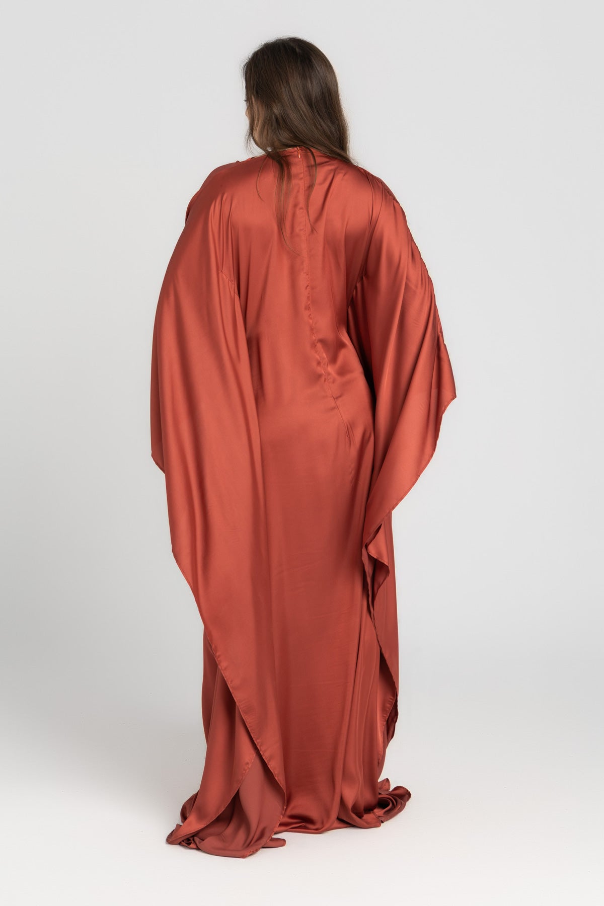 Tina Dress – Brick Red