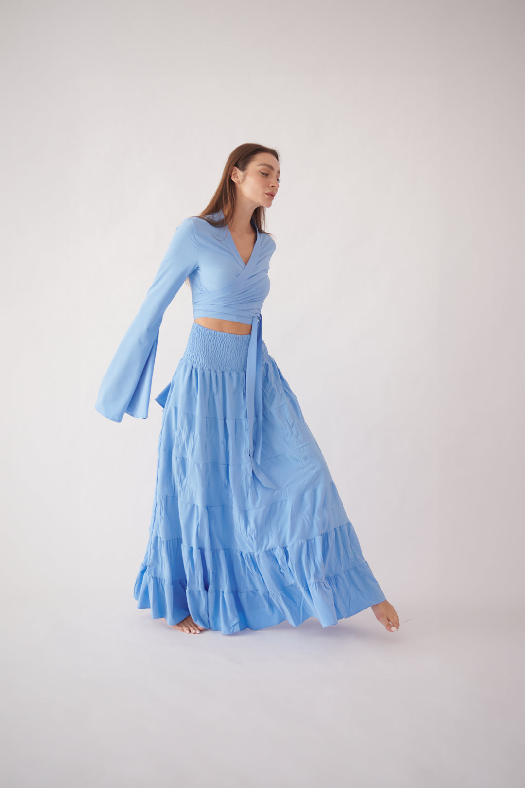 Baby blue katerina skirt