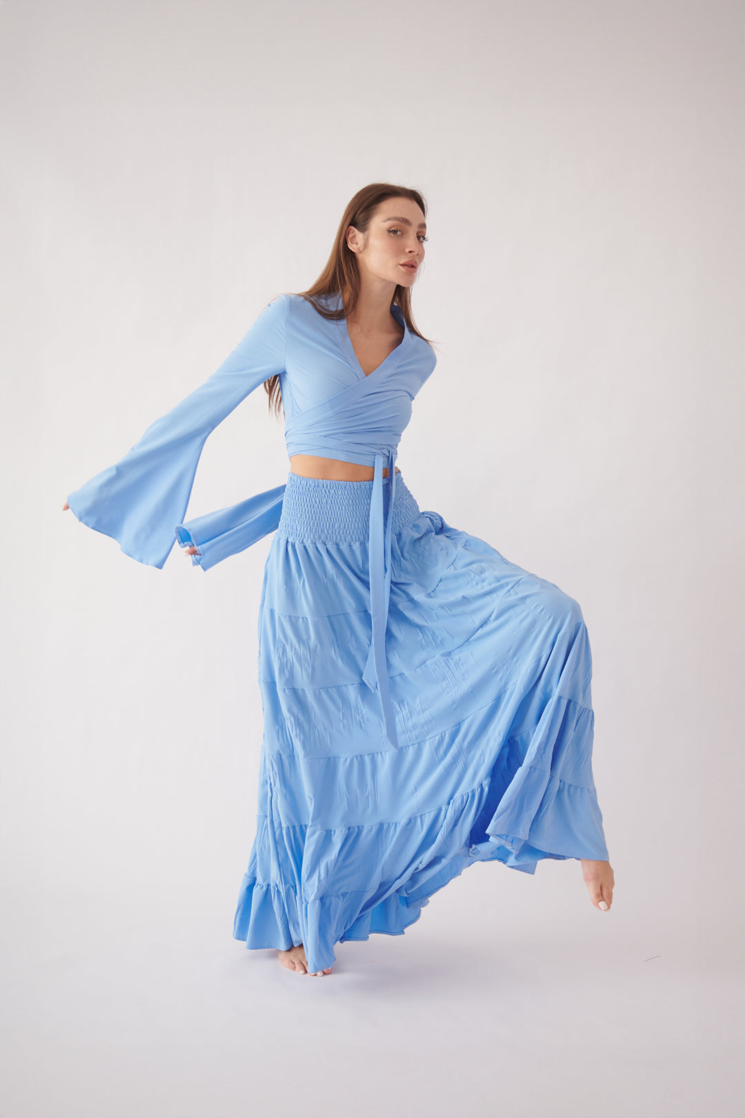 Baby blue katerina skirt