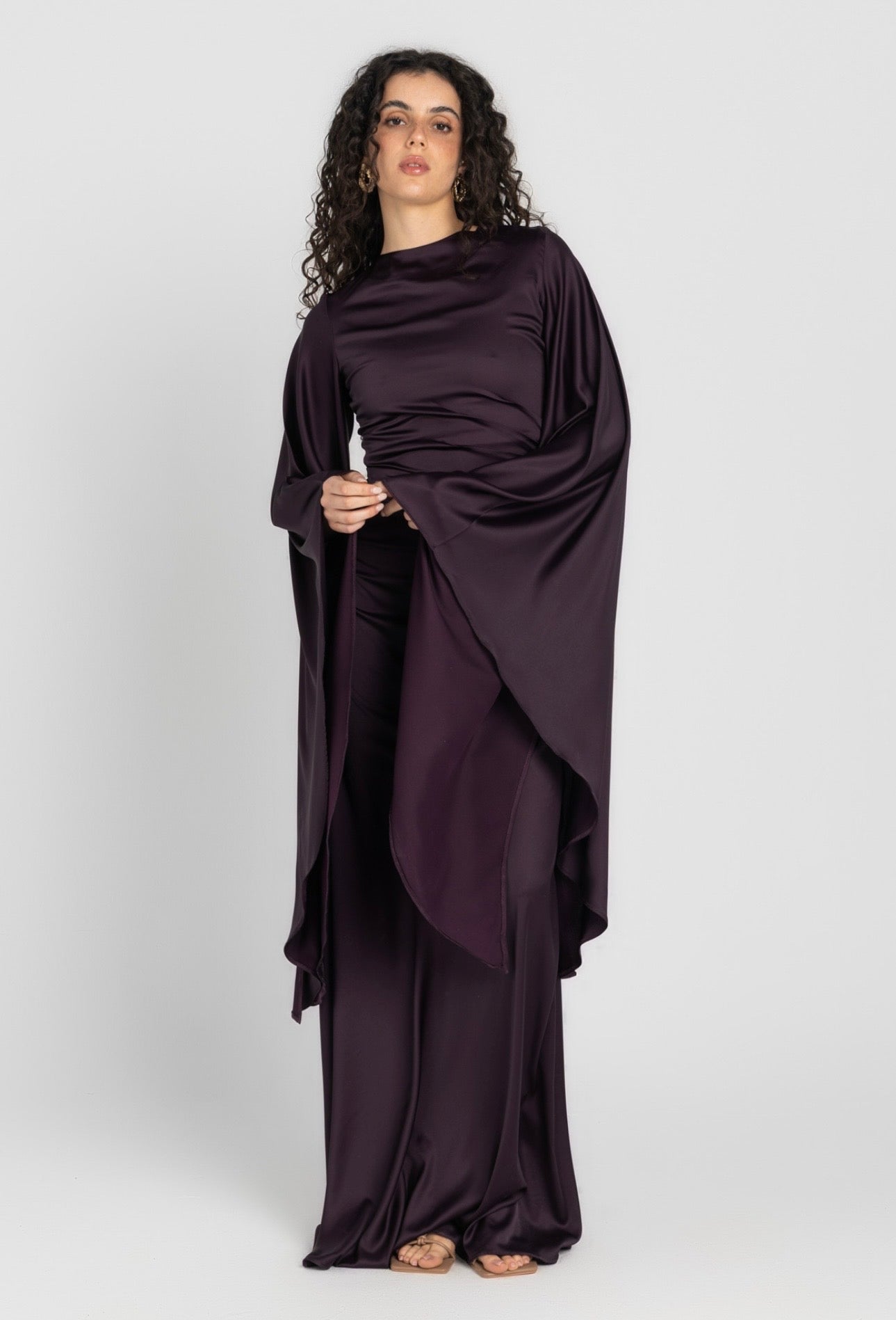 Sun Dress - Eggplant