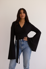 Katerina Summer Blouse – Black