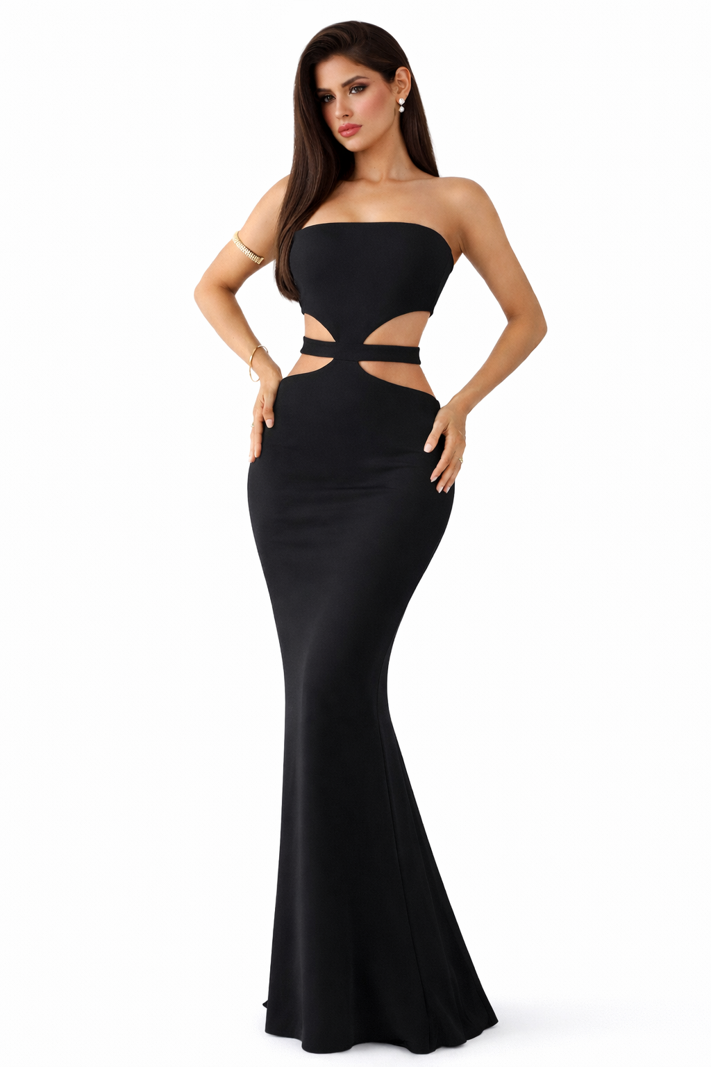 Coral Dress – Black