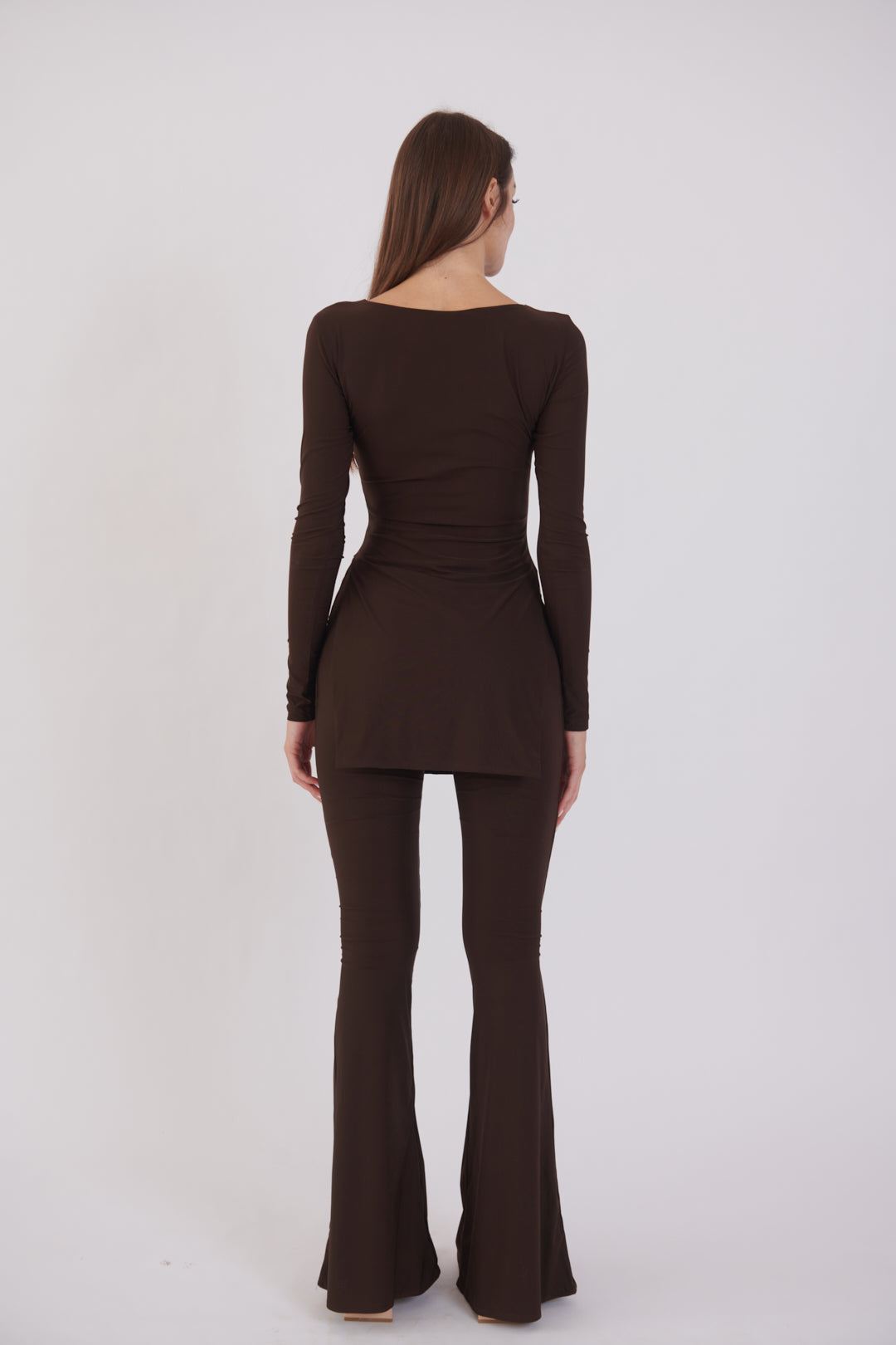 Oxford Set – Chocolate Brown | Double Layered Two-Piece Outfit