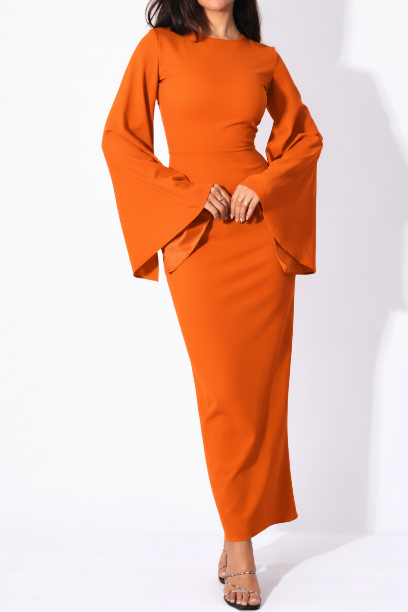 Kiara Dress - Orange