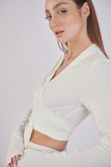 Katerina Summer Blouse – White