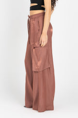 Luna Pants – Fluid Shimmer Cargo, Copper