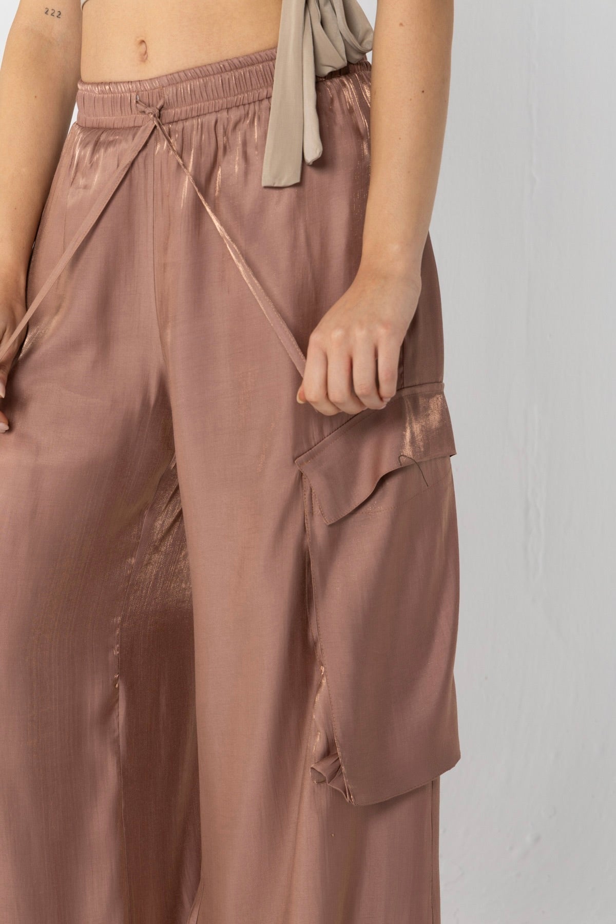 Luna Pants – Fluid Shimmer Cargo, Kashmir