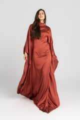 Tina Dress – Brick Red