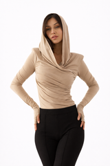 Thea Bodysuit - Structured Shoulder Stretch Bodysuit