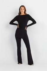 Oxford Set – Black | Double Layered Two-Piece Outfit