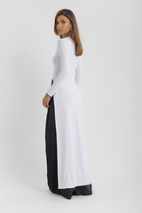 The Sovereign Blouse Dress - White