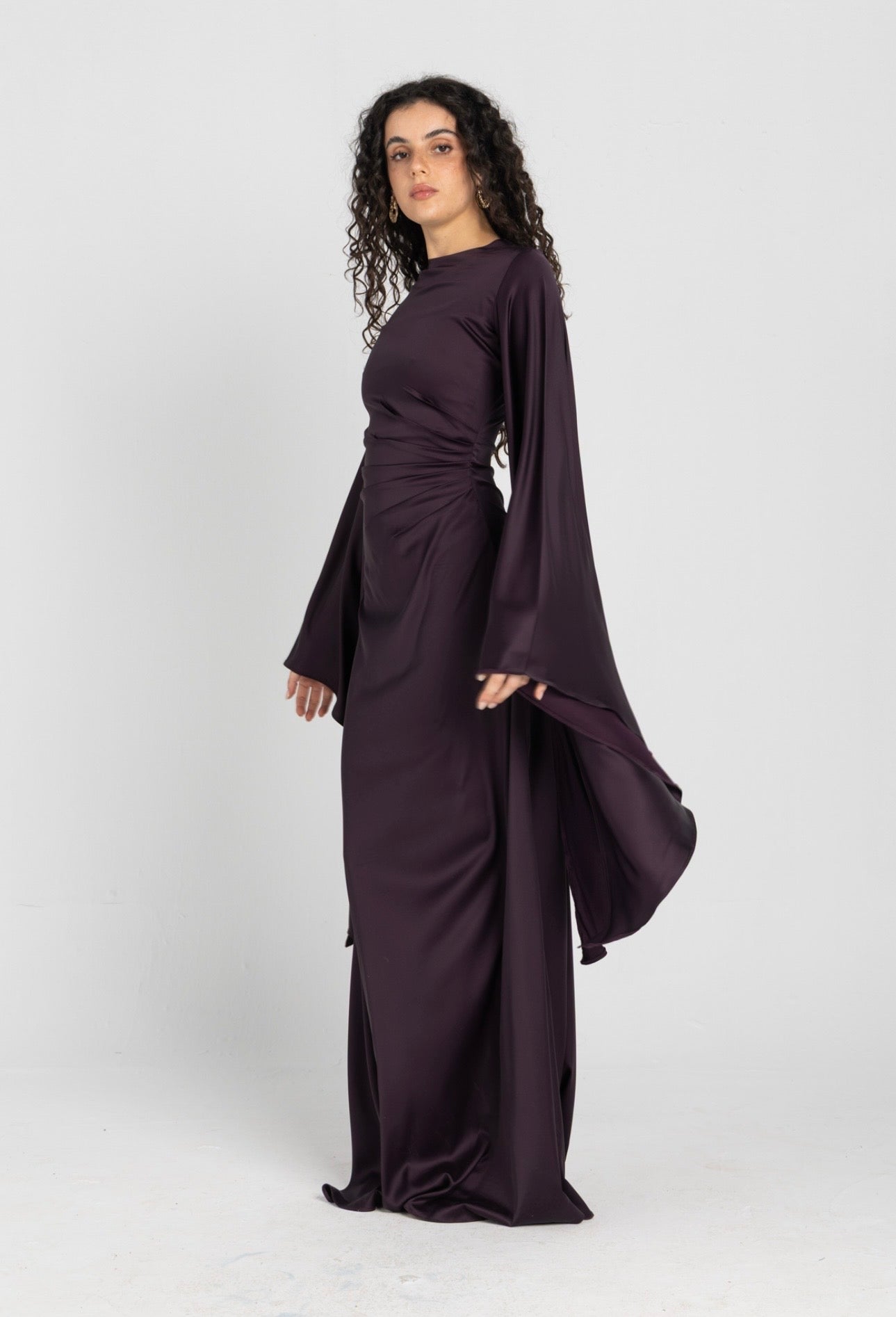 Sun Dress - Eggplant