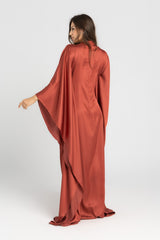 Tina Dress – Brick Red