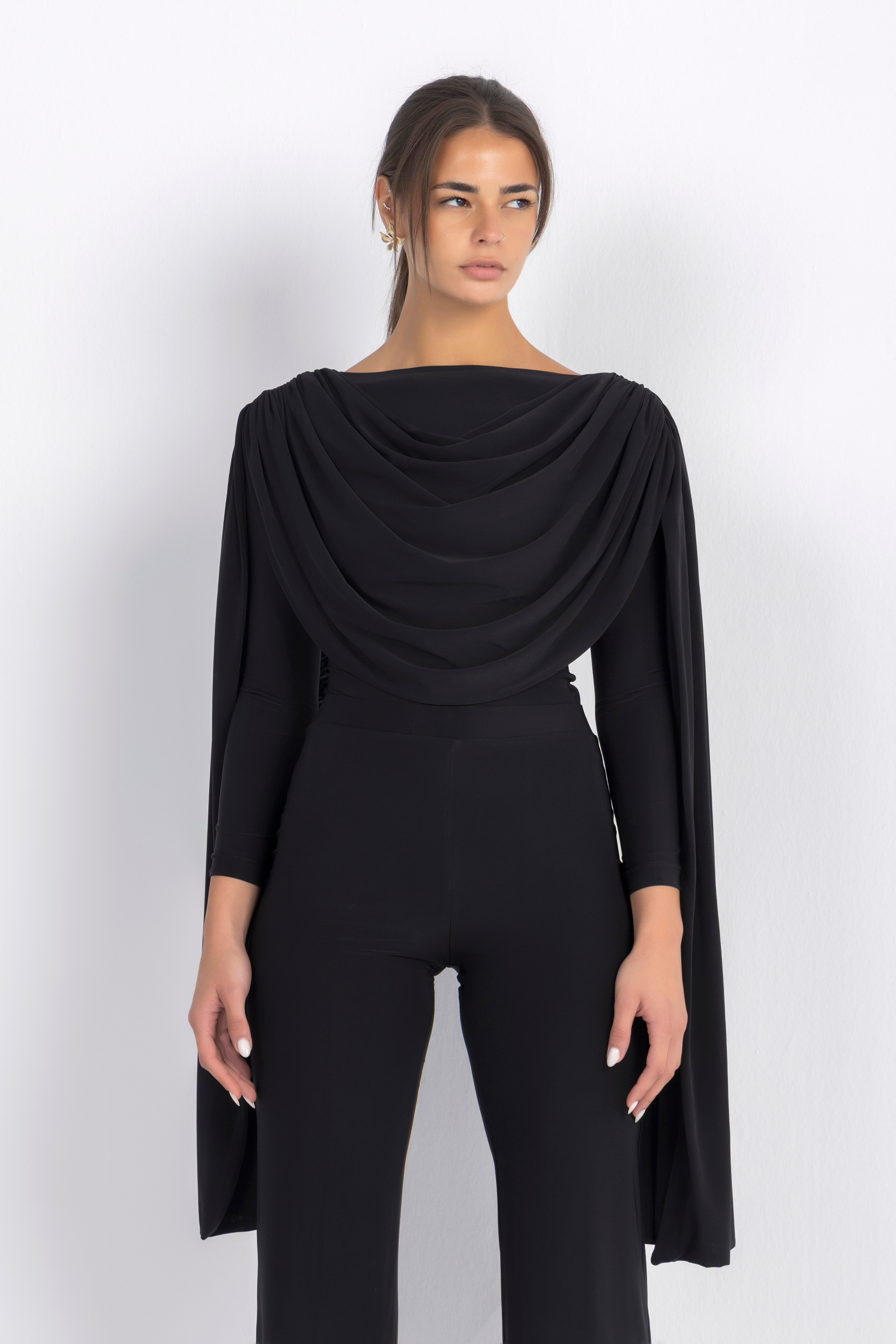 Athena Bodysuit Set — Black