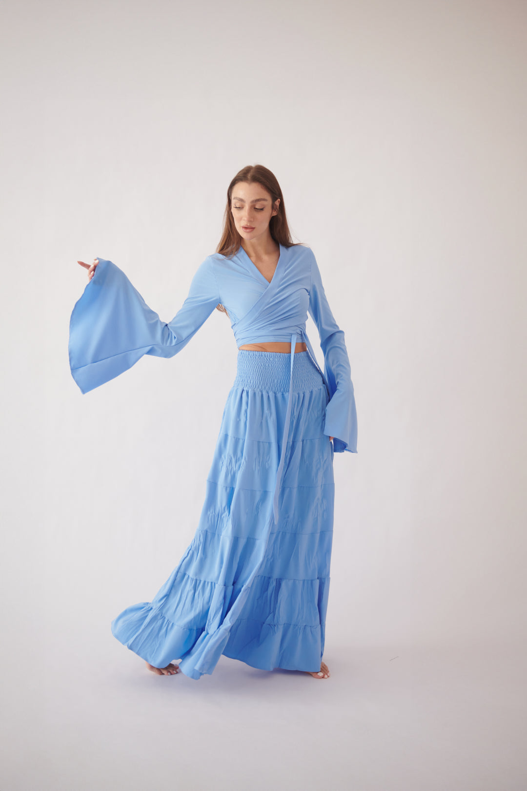 Baby blue katerina skirt